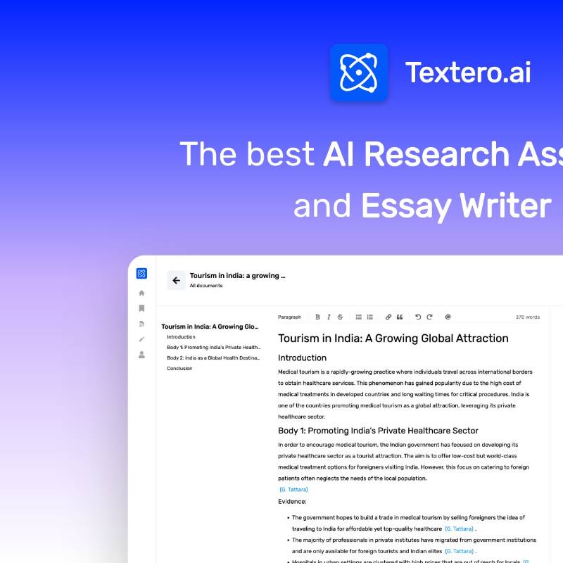 AI Essay Writer by Textero.ai | Free Chat with AI Bot