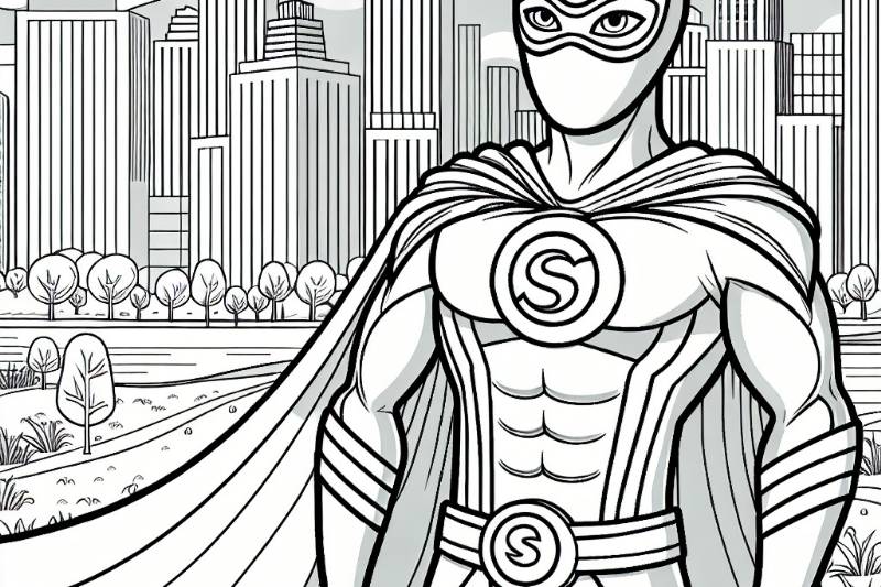 superhero the flash coloring pages